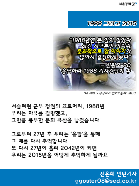 [카드뉴스]'1988 쌍팔년', 한반도를 점령했던 메가 히트작은