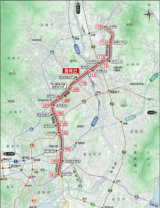 동북선 경전철사업 재추진…내년 착공해 2022년 완공