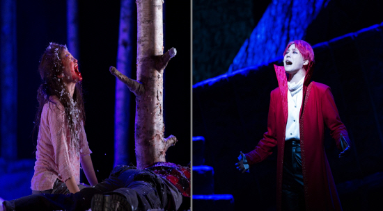 뱀파이어와 인간의 사랑을 그린 연극 ‘렛미인’(왼쪽)과 뮤지컬 ‘드라큘라’/사진=신시컴퍼니·오디뮤지컬