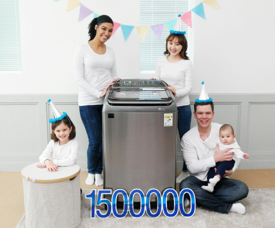 삼성 액티브워시 세탁기, 출시 1년만에 전세계 판매 150만대 돌파