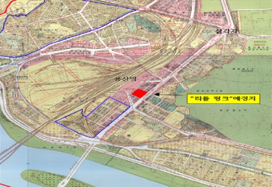 사업부지 위치도./사진제공=용산구청