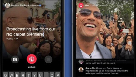 페이스북, 새 기능 공개..'실시간 영상중계로 소통'