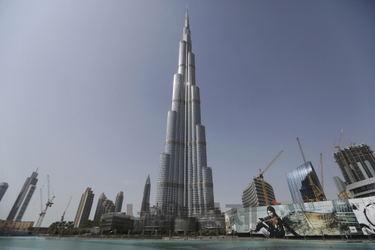 아랍에미리트 두바이에 위치한 세계 최고 건물 부르즈칼리파. /사진=블룸버그