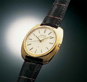1969년 출시된 세계 최초의 양산형 쿼츠 시계 Astron.