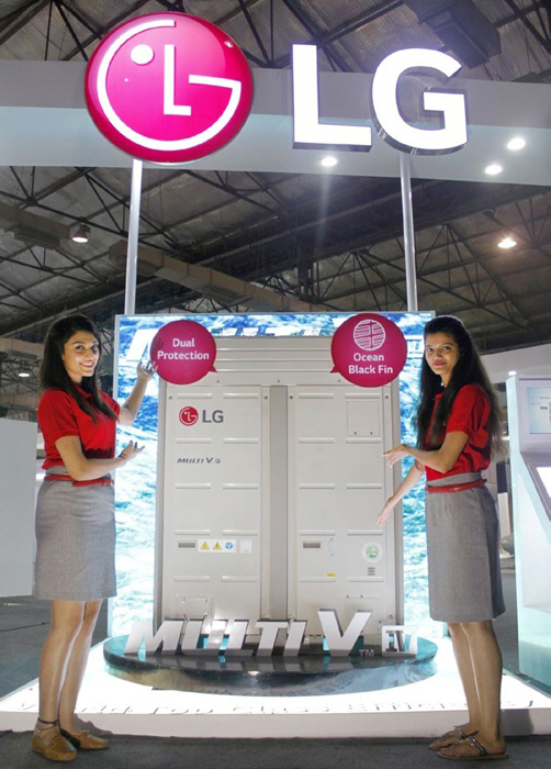 LG전자가 인도 시장에서 선보인 지역 특화 시스템에어컨 ‘멀티브이4‘