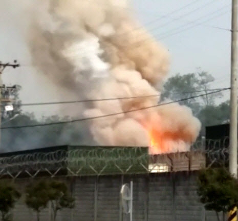 대구 경부고속도로, 탱크로리 화재 발생 ‘2명 경상’