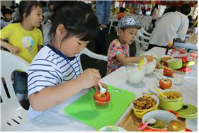 '토마토 데이' 전남 장성서 토마토 김치·국수 등 선보여