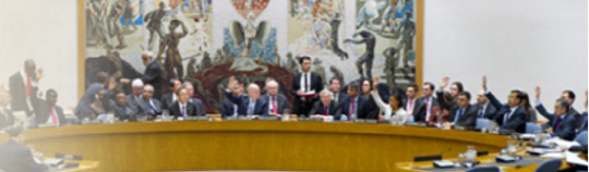 모나코가 유엔 안보리의 대북제재 결의 2270호에 따라 회원국 중 최초로 이행보고서를 제출했다. 사진은 UN 안보리 회의 모습. /출처=국제연합안전보장이사회홈페이지