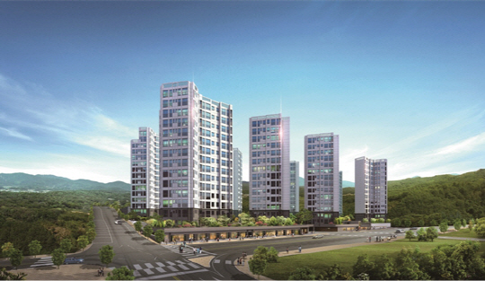 두산건설이 경기 성남시 태평동 건우아파트를 재건축한 ‘가천대역 두산위브’는 강남 생활권을 누릴 수 있는 단지다. /사진제공 두산건설