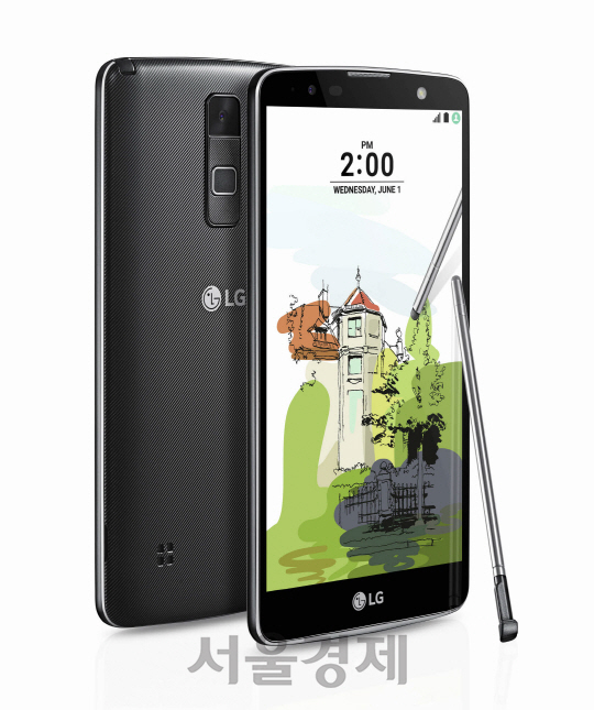 LG전자가 1일 대만에서 출시한 보급형 스마트폰 ‘LG 스타일러스2 플러스’ 모습 /사진제공=LG전자