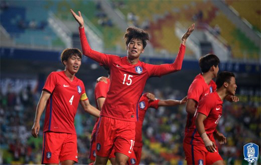 한국, 나이지리아에 1-0 승리 ‘스페인 전 울분 달랬다’