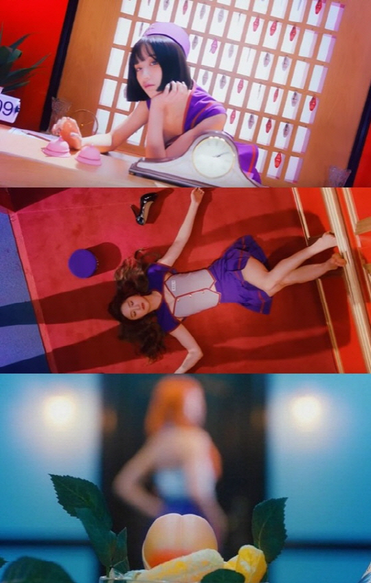 EXID 뮤직비디오에 등장하는 장면들./ 출처=EXID ‘L.I.E’ 뮤직비디오 캡처
