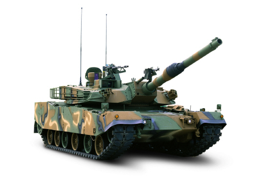 현대로템이 생산하는 국군 주력 전차인 K1A1의 모습. /사진제공=현대로템
