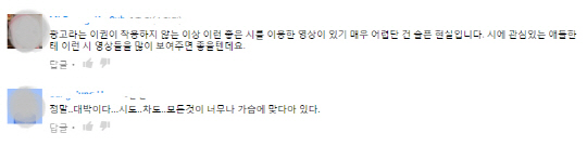 K7의 자동차 광고를 본 네티즌들의 긍정적 반응./출처=유투브 영상 댓글 캡쳐