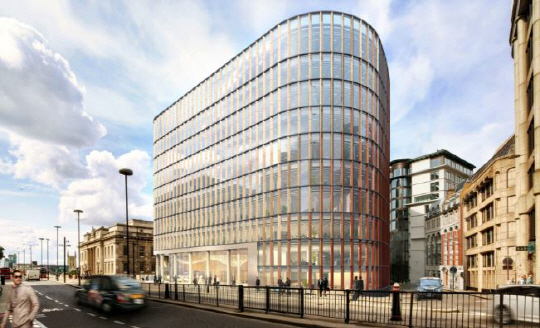 런던 킹윌리엄 스트리트에 세워질 ‘33센트럴’ 빌딩.    /HB리버스 홈페이지 캡처