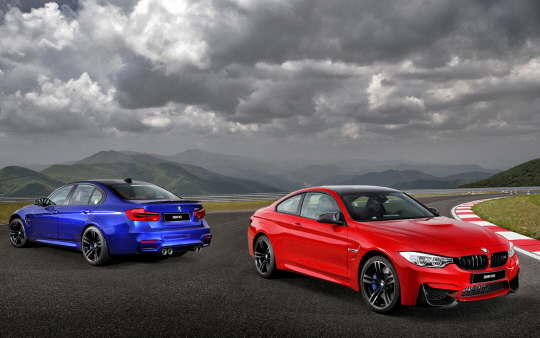 BMW M3(왼쪽)와 M4 페인트워크 에디션