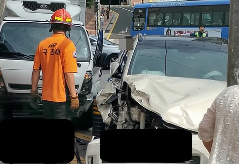 성남 사고, 내리막길 정차된 SUV가 행인 덮쳐 ‘1명 사망, 2명 부상’
