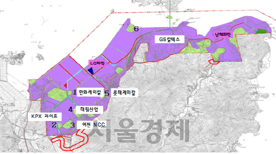 여수 국가산단 공장용지 증설 산단 개발사업 현황. / 사진=국토부