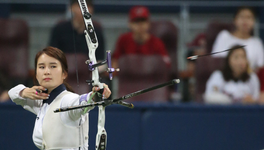 2016 리우데자네이루 올림픽 양궁 여자국가대표 기보배 /연합뉴스