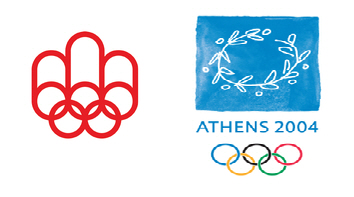 1976년 몬트리올 올림픽과 2004년 아테네 올림픽 포스터 /출처=IOC