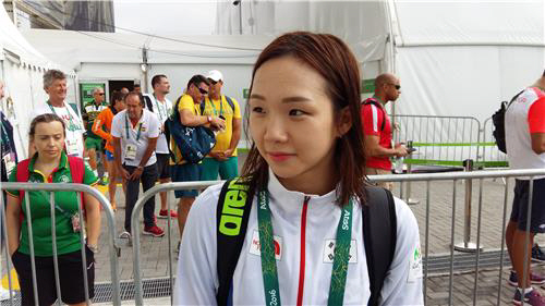 리우데자네이루 올림픽 여자 개인혼영 200m 준결승에 오른 김서영./출처=연합뉴스