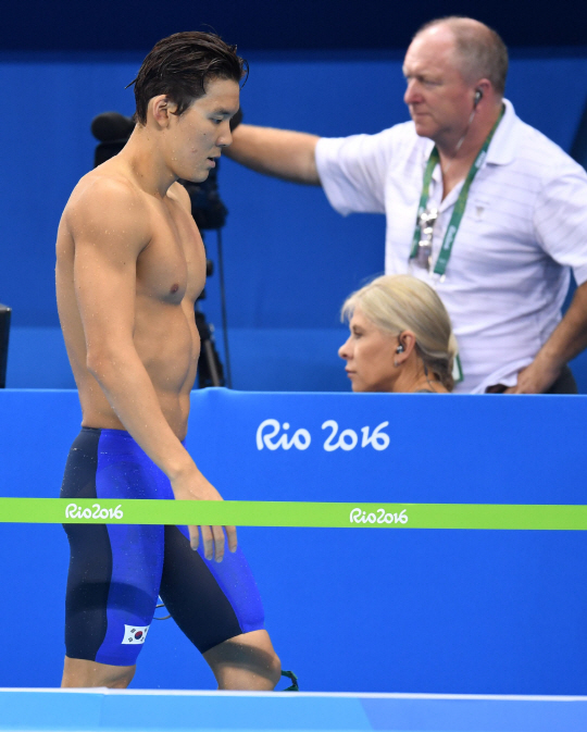 박태환 100m 예선도 탈락