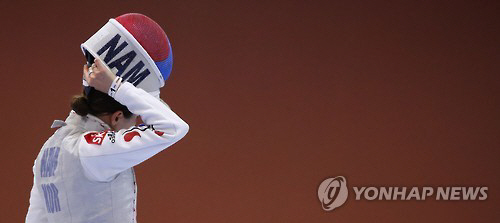 [리우올림픽] 남현희, 일본 니시오카에게 패배…32강서 탈락