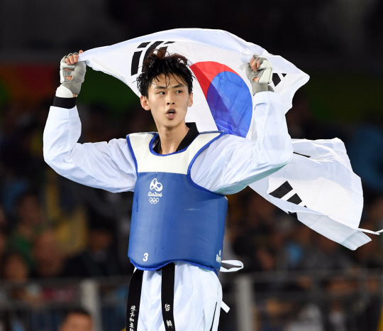 [리우올림픽]태권도 김태훈, 남자 -58kg급 동메달 획득