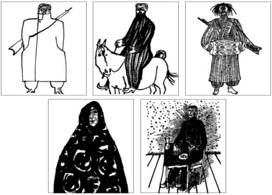 티에리 베르네가 동유럽과 중동 등에서 그려 ‘세상의 용도’에 실린 삽화. /사진제공=소동