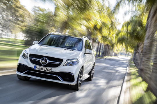 AMG 5.5리터 바이터보 V8 엔진의 5,461cc의 배기량에서 뿜어져 나오는 ‘더 뉴 메르세데스-AMG GLE 63 4MATIC’의 최고출력은 자그마치 557마력에 달한다./사진제공=메르세데스-벤츠 코리아