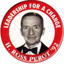 1992년 대선 당시 로스 페로 후보의 홍보물/위키피디아
