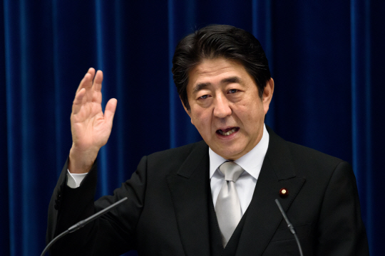 아베 신조 일본 총리/사진=블룸버그통신