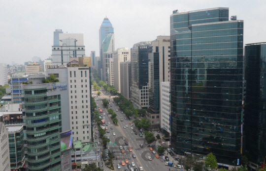 벤처기업과 벤처캐피털 업체들이 모여 있는 서울 강남구 테헤란로 일대/서울경제DB