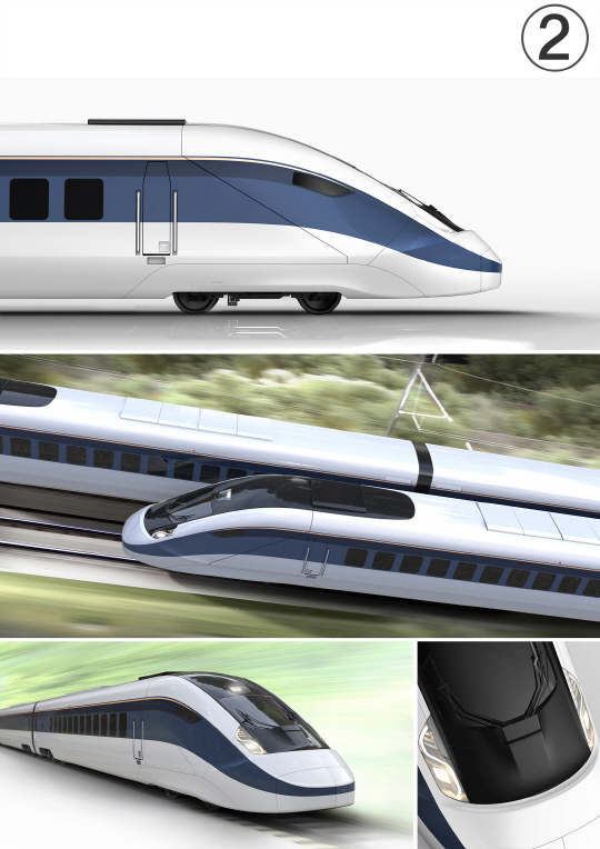 새 고속열차 디자인 2번