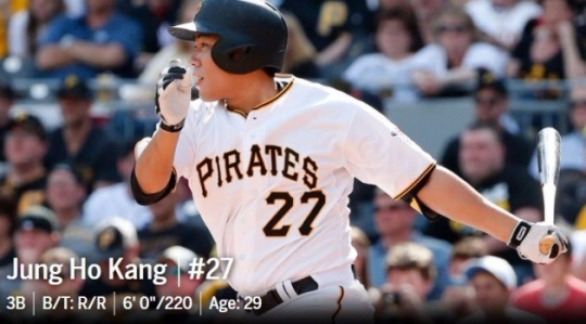피츠버그 강정호, 이틀 연속 홈런포 ‘시즌 17호 홈런’