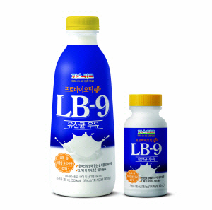 롯데푸드 김치유산균 우유 ‘파스퇴르 LB-9 유산균 우유’