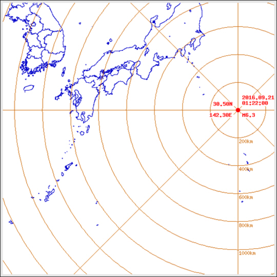 일본 지진, 오늘(21일) 규모 6.3 지진 발생 “국내 영향 없다”