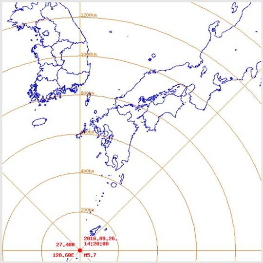 일본 오키나와 인근 해상 지진 발생 “쓰나미의 위험은 없다”