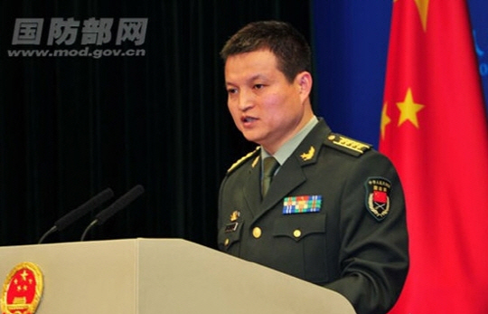 양위쥔(楊宇軍) 중국 국방부 대변인./출처=중국국방부 공식홈페이지