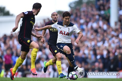 트토넘 손흥민, 맨시티전 시즌 2호 도움으로 ‘평점 7.7점’…팀 4번째