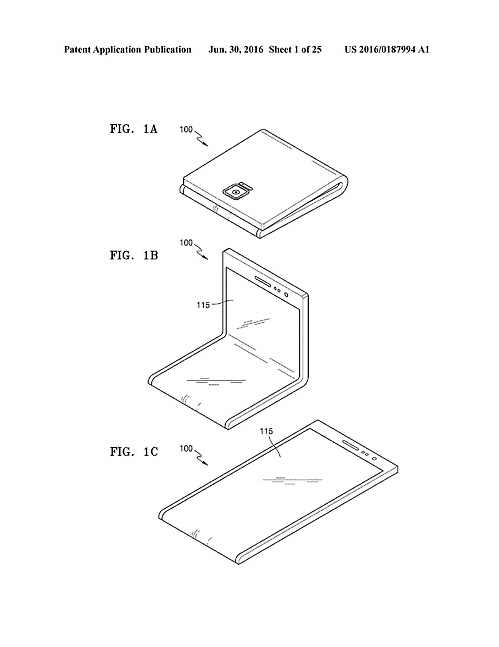 삼성전자가 특허출원한 스마트기기 특허출원을 설명하는 그림./사진=미국특허상표청 공개 문서