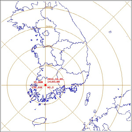 광주 동구에서 2.2 지진 발생…광주서 올해 첫 지진