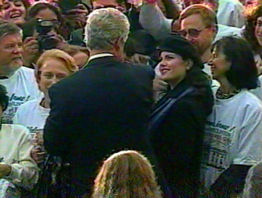빌 클린턴 대통령과 모니카 르윈스키와의 성 스캔들 /사진=유튜브 영상 캡처