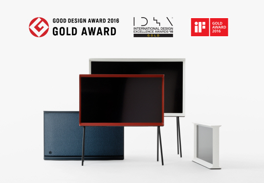삼성전자 세리프 TV가 일본 ‘굿 디자인 어워드 2016’에서 금상을 수상했다. /사진제공=삼성전자