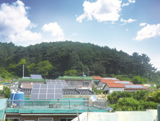 부산 기장군 월평마을 전경