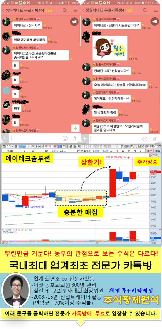 누군가에겐 공포, 우리에겐 최고의 기회! '적극 매수합시다.'