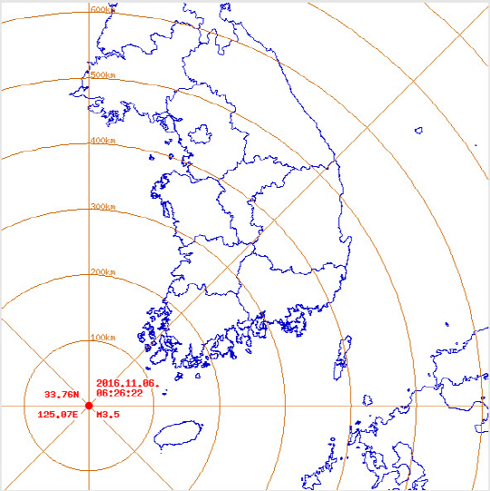 전남 신안서 규모 3.5 지진 발생…기상청 “육지에서 먼 바다 속에서 발생”