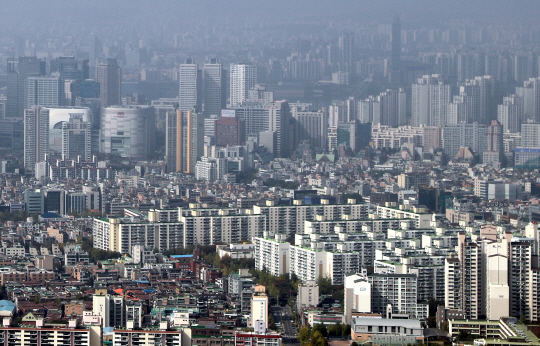 서울 강남 지역 아파트단지의 모습. /연합뉴스