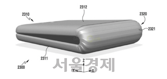 샘모바일이 공개한 삼성 ‘폴더블폰’의 렌더링 모습 /사진제공=샘모바일