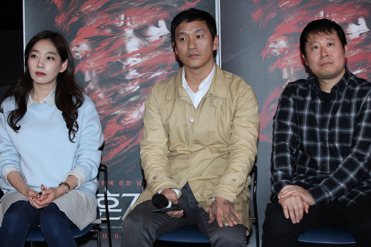 /14일 오후 행당동 왕십리 CGV에서 영화 ‘혼자’ 언론시사회가 열렸다.